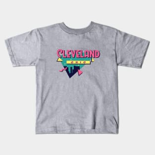 80s Cleveland 1 Kids T-Shirt